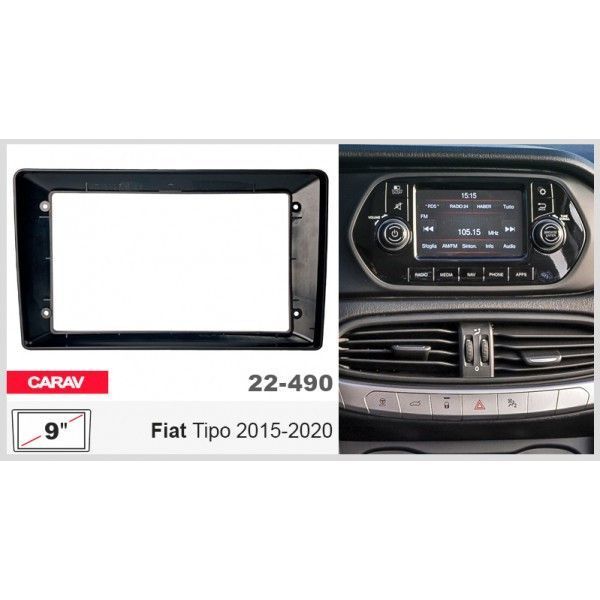 Перехідна рамка Fiat Tipo Carav 22-490 AV_22-490 фото