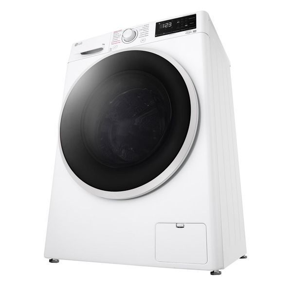 Пральна машина LG фронтальна, 7кг, 1200, A+++, 48см, дисплей, пара, інвертор, білий RC_F2V3HS7WW фото