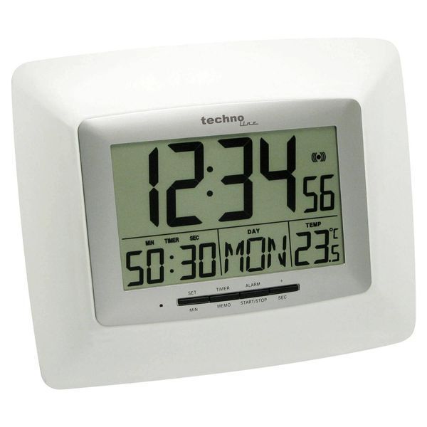 Годинник настінний Technoline WS8100 White/Silver (WS8100) DS_DAS301806 фото
