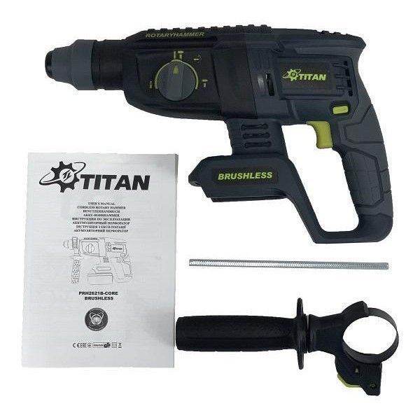 Акумуляторний перфоратор TITAN PRH2621B-CORE (Каркас) (без акумулятору та зарядного пристрою) HY_02201912775 фото