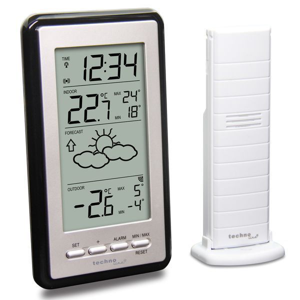 Метеостанція Technoline WS9130 Silver/Black (WS9130) DS_DAS301787 фото