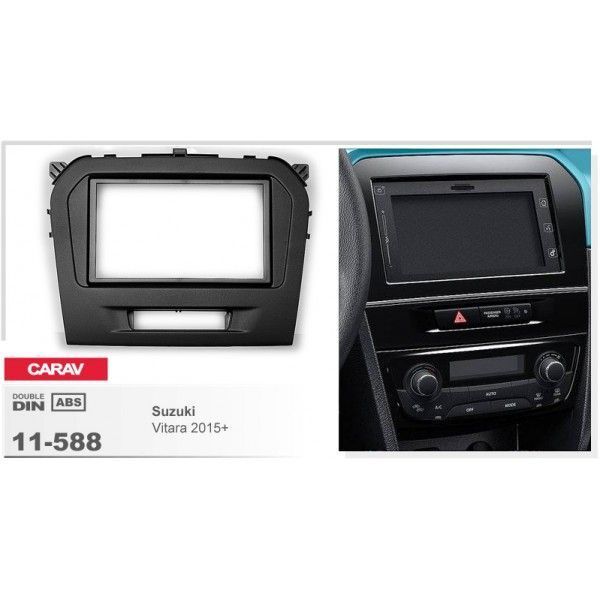 Перехідна рамка CARAV 11-588 для SUZUKI Vitara 2015+ (Black) AV_11-588 фото