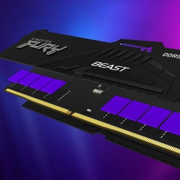 Память ПК Kingston DDR5 16GB 5600 FURY Beast RGB RC_KF556C36BBEA-16 фото