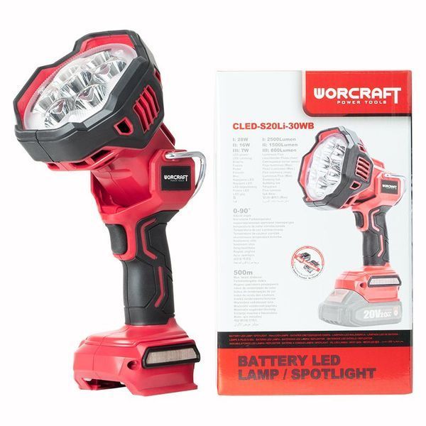 Акумуляторний світлодіодний ліхтар WORCRAFT CLED-S20Li-30WB WM_13295 фото