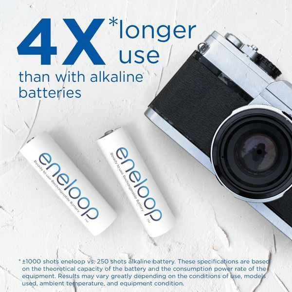 Аккумулятор Eneloop NI-MH AA 2000 мАч, 4 шт, с кейсом для хранения Panasonic RC_BK-3MCDEC4CP фото
