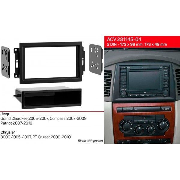 Перехідна рамка ACV 281145-04 для Jeep, Chrysler AV_281145-04 фото