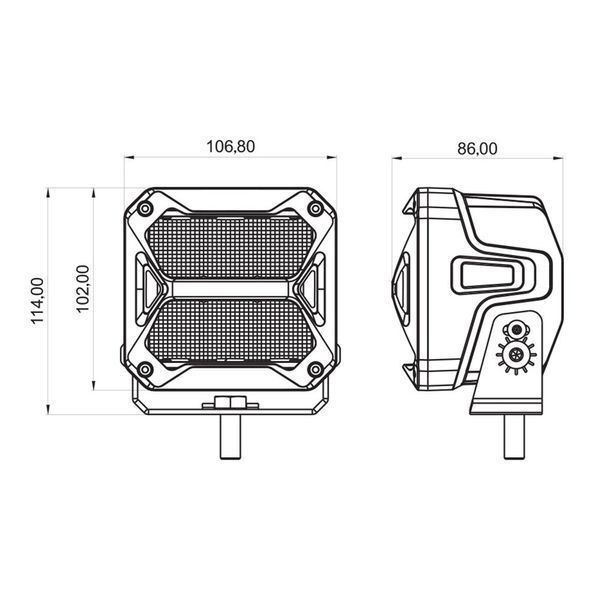 Світлодіодна фара робочого світла WL-G7 30W Premium Driving CY_НФ-00001520 фото