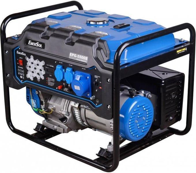 Бензиновий генератор EnerSol EPG-5500S 5,5 кВт AMA_EPG-5500S фото