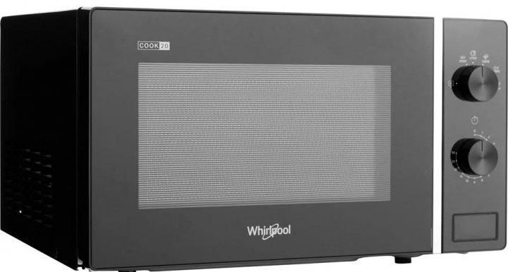 Мікрохвильова піч Whirlpool, 20л, мех. керування, 700Вт, чорний RC_MWP101B фото