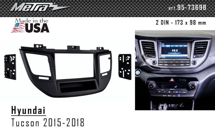 Переходная рамка Hyundai Tucson Metra 95-7369B AV_95-7369B фото