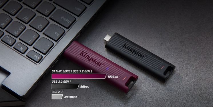 Накопичувач Kingston 256GB USB 3.2 Type-A Gen 2 DT Max RC_DTMAXA/256GB фото