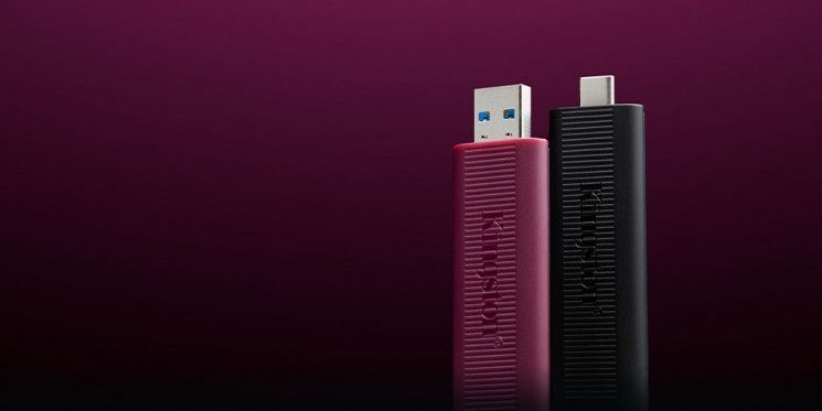 Накопичувач Kingston 256GB USB 3.2 Type-A Gen 2 DT Max RC_DTMAXA/256GB фото