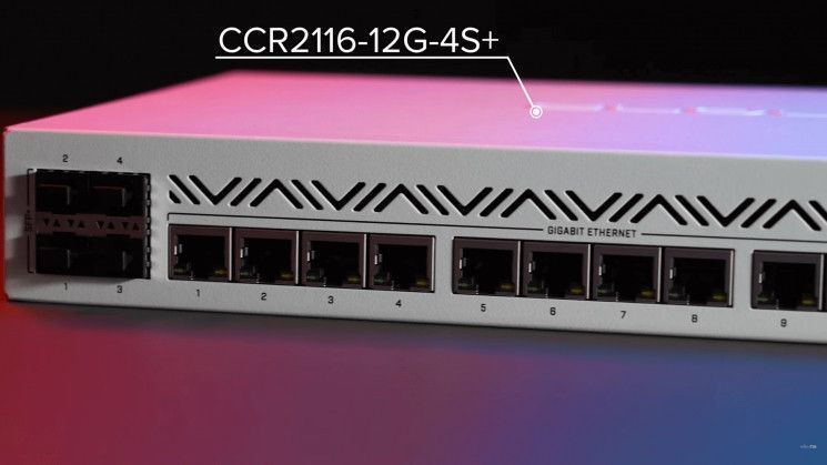 Маршрутизатор MikroTiK Cloud Core Router CCR2116-12G-4S+ RC_CCR2116-12G-4S+ фото