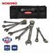 Набір ключів храпових гнучких WORKPRO (8 шт.) 9-17 мм CR-V PRO PLUS WP202521 DC_408887 фото 1