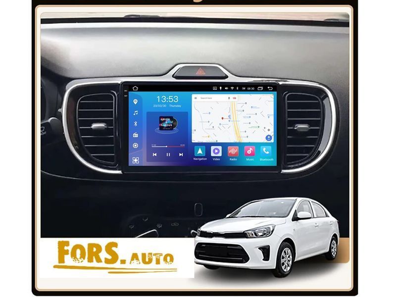 Штатна автомагнітола FORS.auto FS 4 PRO для Kia Pegas(4+64Gb, 9") 2017-2020 FA_FS-4242 фото
