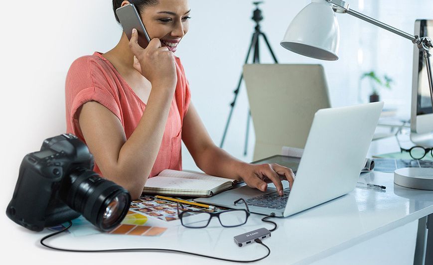 USB-концентратор D-Link DUB-2335 3xUSB3.0, 1xUSB-C/PD, 1xHDMI 1.4b, 1xGE, USB-C RC_DUB-2335 фото