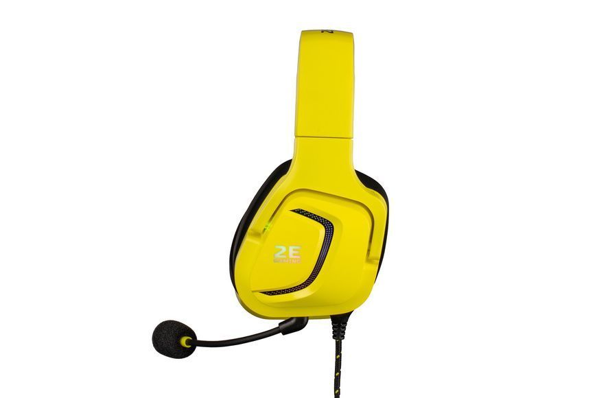 Гарнитура игровая HG340, 7.1, USB-A, RGB, 2м, жёлтый 2E Basic RC_2E-HG340YW-7.1 фото