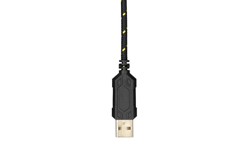 Гарнитура игровая HG340, 7.1, USB-A, RGB, 2м, жёлтый 2E Basic RC_2E-HG340YW-7.1 фото