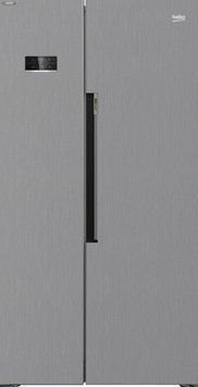 Холодильник Beko SBS, 179x91x71, холод.отд.-368л, мороз.отд.-190л, 2дв., A+, NF, дисплей, нерж RC_GN164020XP фото