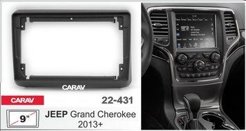 Перехідна рамка CARAV 22-431 для JEEP Grand Chere 2013-2017 MA_22-431 фото
