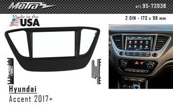 Переходная рамка Hyundai Accent Metra 95-7393B AV_95-7393B фото