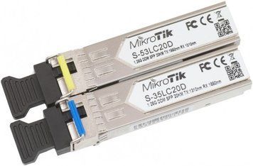 Комплект SFP-трансиверов MikroTiK S-3553LC20D (S-35LC20D 1шт, S-53LC20D 1 шт) RC_S-3553LC20D фото