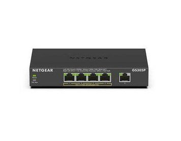 Комутатор GS305Pv2 4xGE PoE+ (63Вт), 1xGE, некерований NETGEAR RC_GS305P-300EUS фото