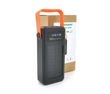 Повербанк 40000 mAh Solar YM-636 Input: 5V/2 1A Output: 5V /2 1A Black U_28184 фото