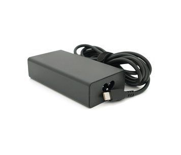 Блок питания MERLION для ноутбука LENOVO 100W штекер Type-C, длина 0,9м + кабель питания U_38406 фото