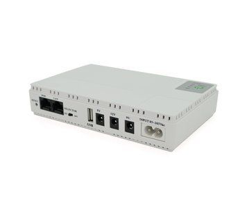 ДБЖ UPS-18W DC1018P для роутерів/комутаторів/PON/POE-430, 5//9/12V, 1A, 4*18650 (2600MAh), White U_29963 фото