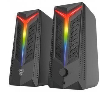 Колонки Fantech 2.0 USB GS-301 TRIFECTA, версия блютуз - 5.0, подсветка - RGB, цвет - чёрный U_34643 фото