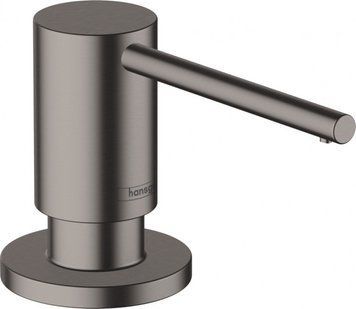 Дозатор для моющих средств Hansgrohe A41, 500мл, черный матовый хром RC_40438340 фото