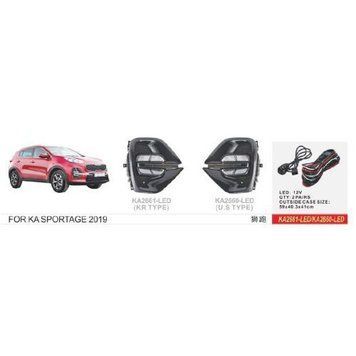 Фары доп.модель KIA Sportage/2019-/KR TYPE/KA-2661-LED/эл.проводка (KA-2661-LED) OL_51846 фото