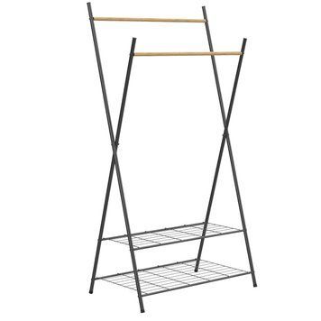 Стійка для одягу Casa Si Garment Rack Bamboo Black (CS92309W04) DS_DAS302433 фото