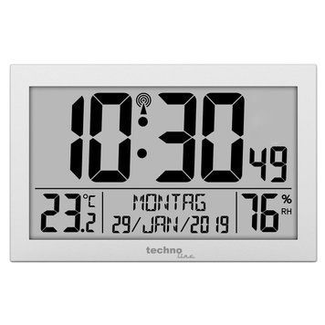 Часы настенные Technoline WS8016 Silver (WS8016) DS_DAS301204 фото