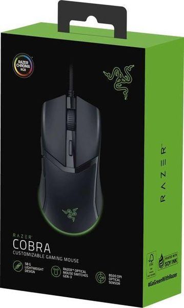 Мышь Razer Cobra, RGB, USB-A, черный RC_RZ01-04650100-R3M1 фото