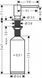 Дозатор для моющих средств Hansgrohe A41, 500мл, черный матовый хром RC_40438340 фото 2