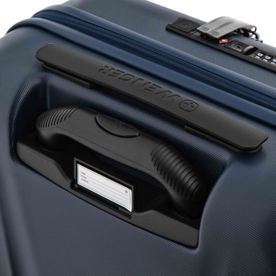 Валіза Wenger Skyon Hardside Carry-On, мала, з відсіком для н/б 16", полікарбонат, TSA, 4 колеса, розширення, USB, синій RC_653565 фото
