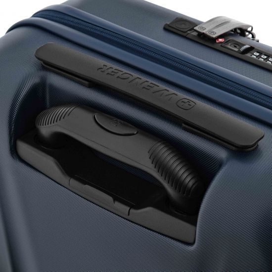 Валіза Wenger Skyon Hardside Carry-On, мала, з відсіком для н/б 16", полікарбонат, TSA, 4 колеса, розширення, USB, синій RC_653565 фото
