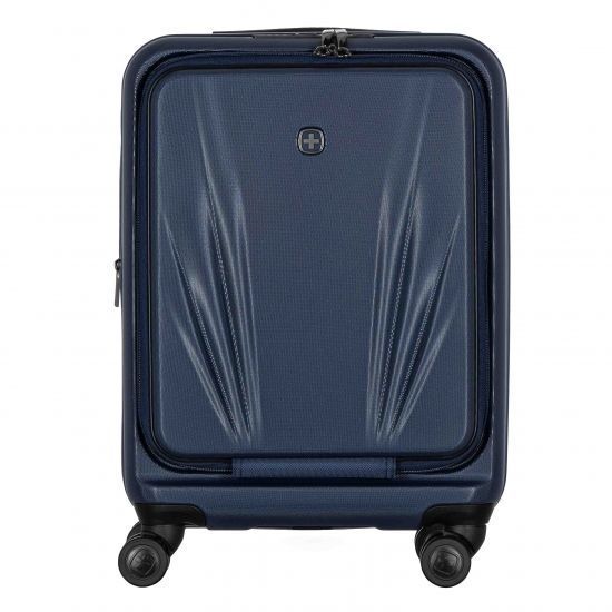 Валіза Wenger Skyon Hardside Carry-On, мала, з відсіком для н/б 16", полікарбонат, TSA, 4 колеса, розширення, USB, синій RC_653565 фото
