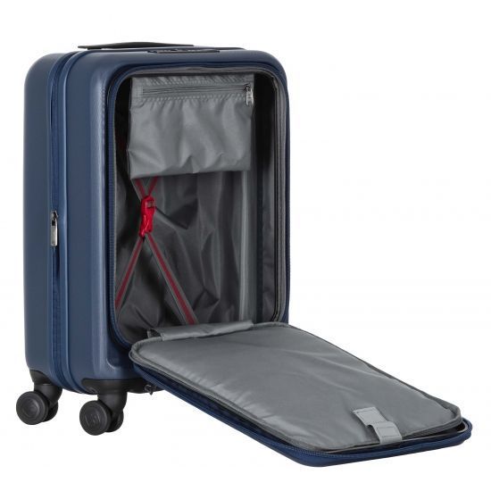 Валіза Wenger Skyon Hardside Carry-On, мала, з відсіком для н/б 16", полікарбонат, TSA, 4 колеса, розширення, USB, синій RC_653565 фото