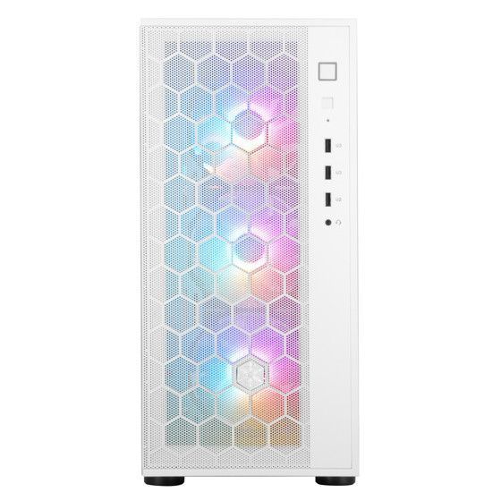 Корпус FARA FAR1W-PRO-V2, без БП, 2xUSB3.0, 1xUSB2.0, 4x120mm ARGB fan, TG Side Panel, ATX, White SilverStone RC_SST-FAR1W-PRO-V2 фото