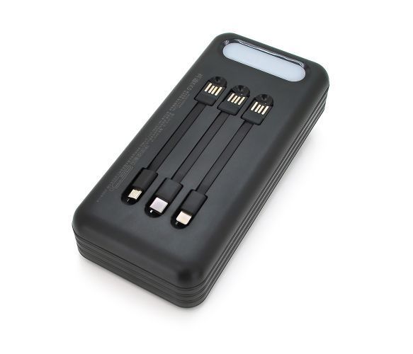 Повербанк 60000 mAh Solar KKD-6W Input: 5V/2 1A Output: 5V /2 1A Black U_28606 фото