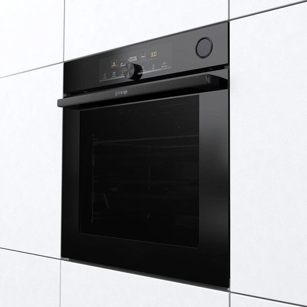 Духова шафа Gorenje електрична, 77л, A+, пара, дисплей, чорний RC_BSA6747A04BG фото