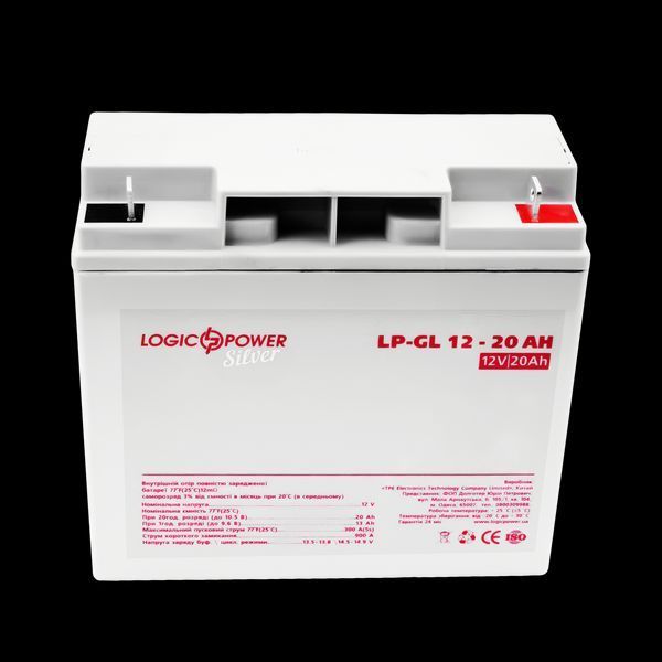 Аккумулятор гелевый LP-GL 12V - 20 Ah Silver LP_2671 фото