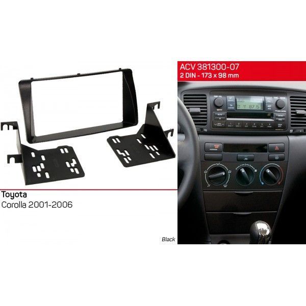 Перехідна рамка ACV 381300-07 для Toyota Corolla AV_381300-07 фото