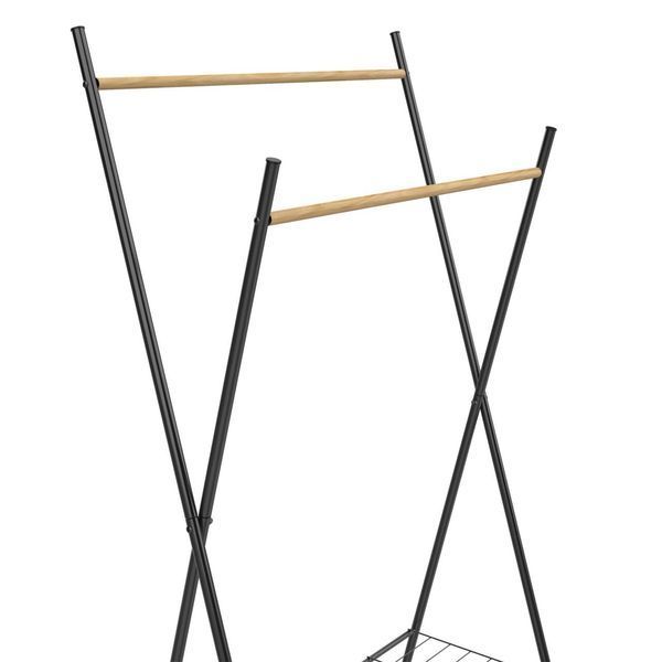 Стійка для одягу Casa Si Garment Rack Bamboo Black (CS92309W04) DS_DAS302433 фото
