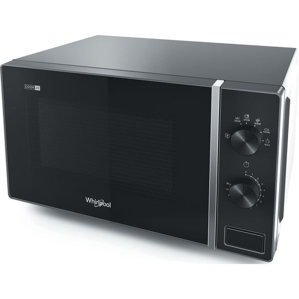 Мікрохвильова піч Whirlpool, 20л, мех. керуючий, 700Вт, чорний RC_MWP101SB фото