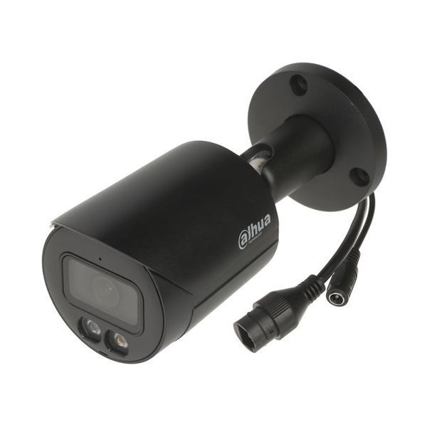 Видеокамера Dahua DH-IPC-HFW2249S-S-IL-BE, 2 Мп, цилиндрическая Smart Dual Light, со звуком, чёрная U_45448 фото