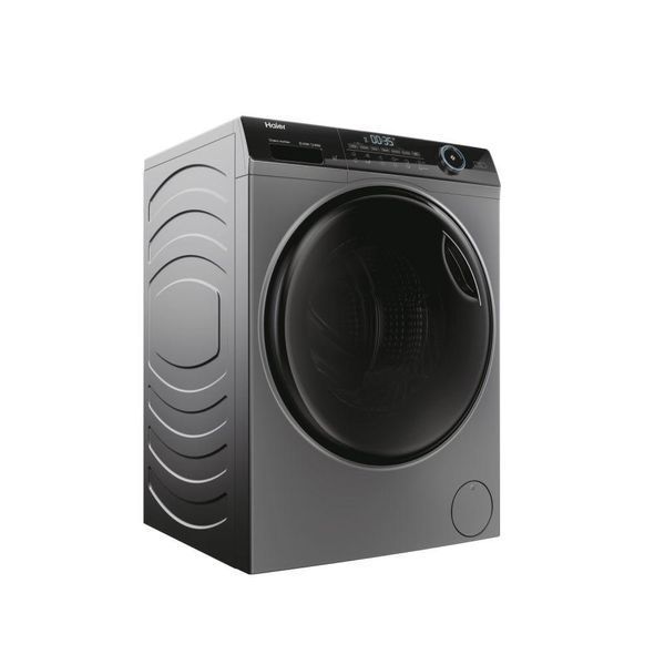 Пральна машина Haier фронтальна, 8(5)кг, 1400, A, 46см, дисплей, пара, інвертор, люк чорний, RC_HWD80-B14959S8U1 фото